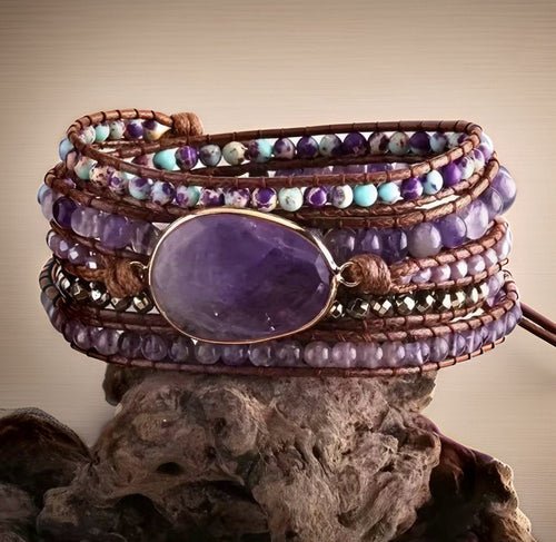 Bohemian Jewelled Wrap Bracelet