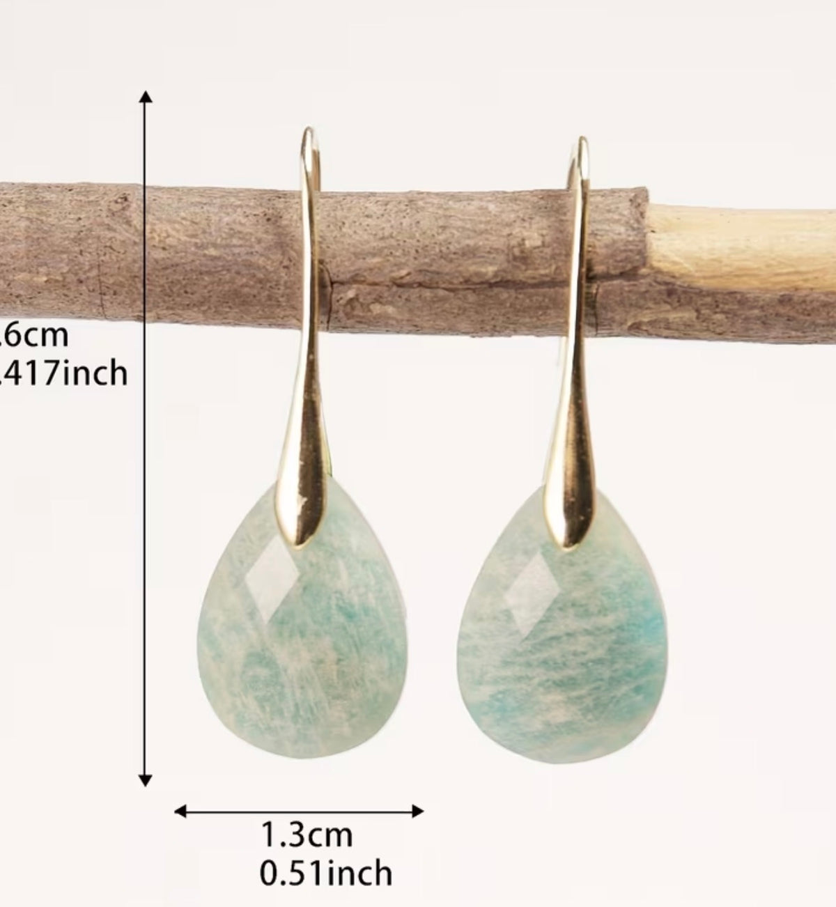Handmade Water Drop Earrings