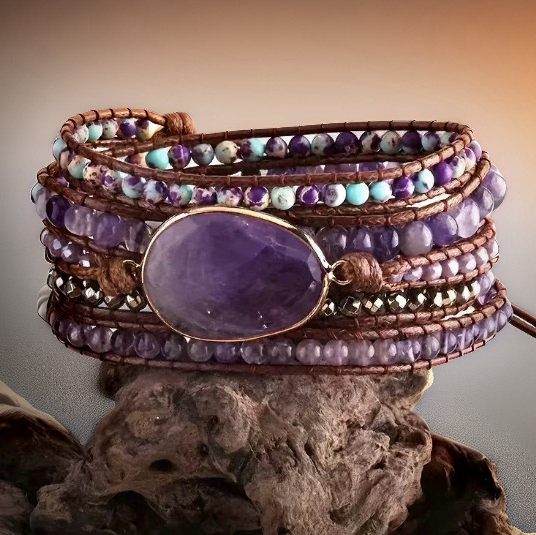 Bohemian Jewelled Wrap Bracelet