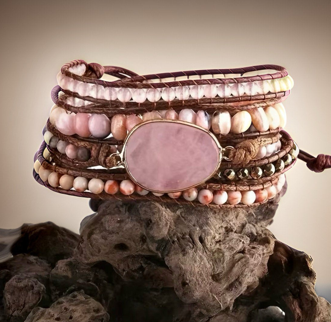Bohemian Jewelled Wrap Bracelet