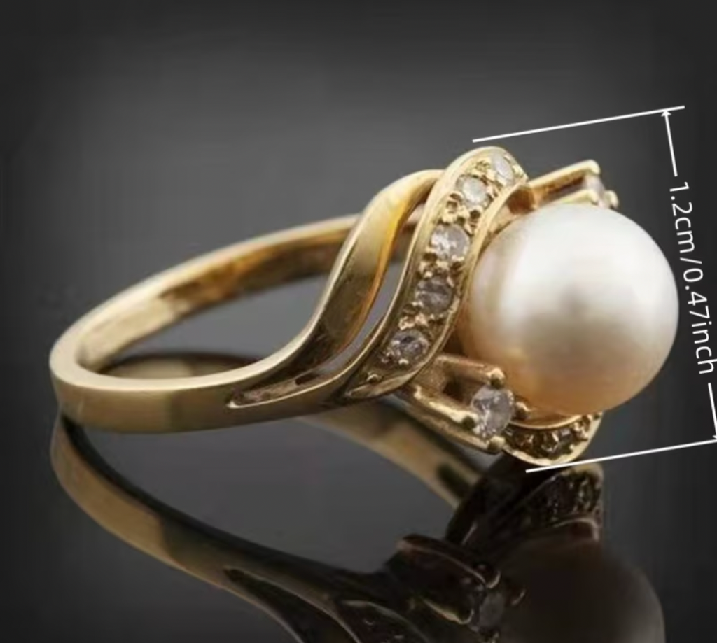 Proud Pearl Wedding Ring