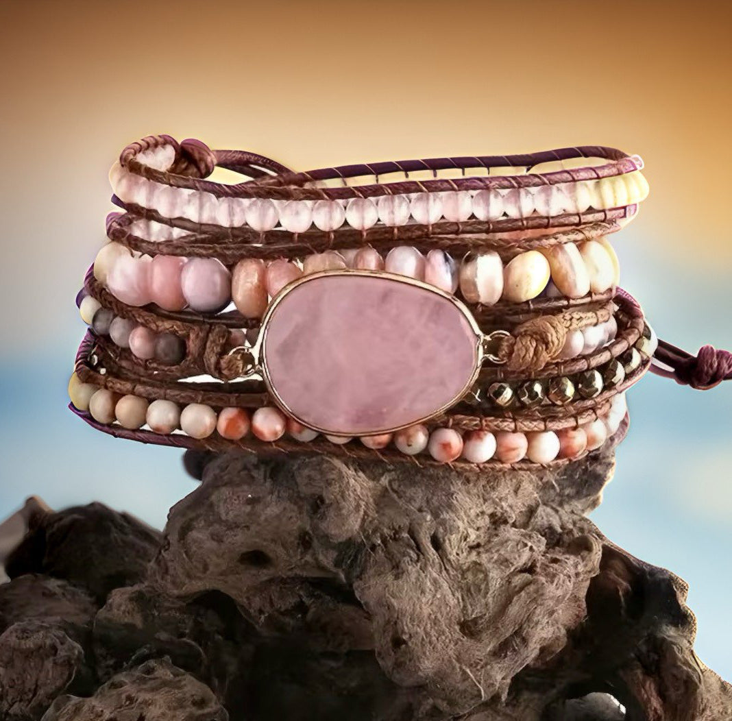 Bohemian Jewelled Wrap Bracelet