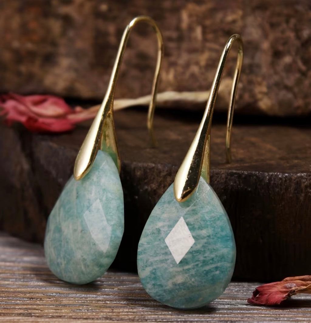 Handmade Water Drop Earrings