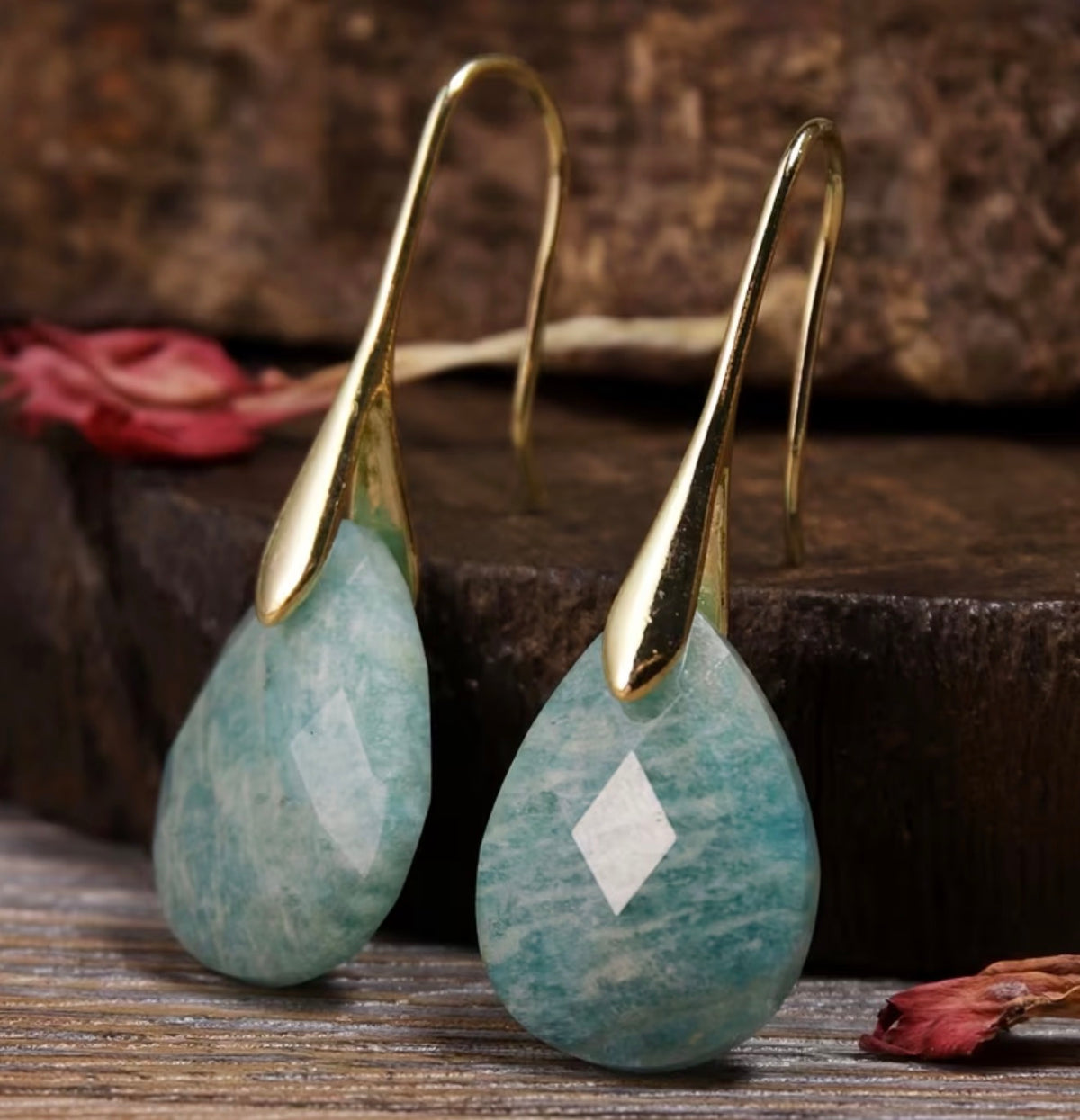 Handmade Water Drop Earrings