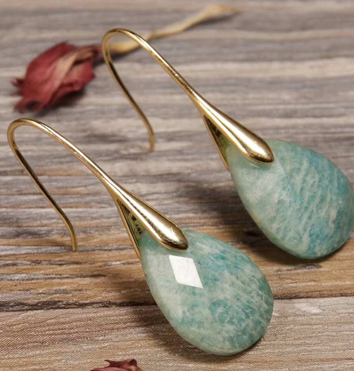 Handmade Water Drop Earrings