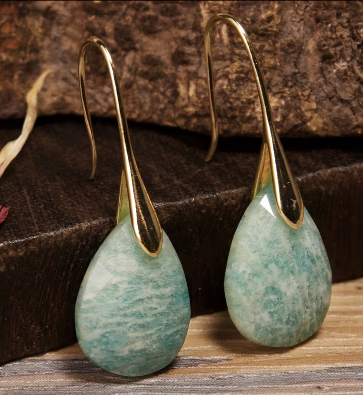 Handmade Water Drop Earrings