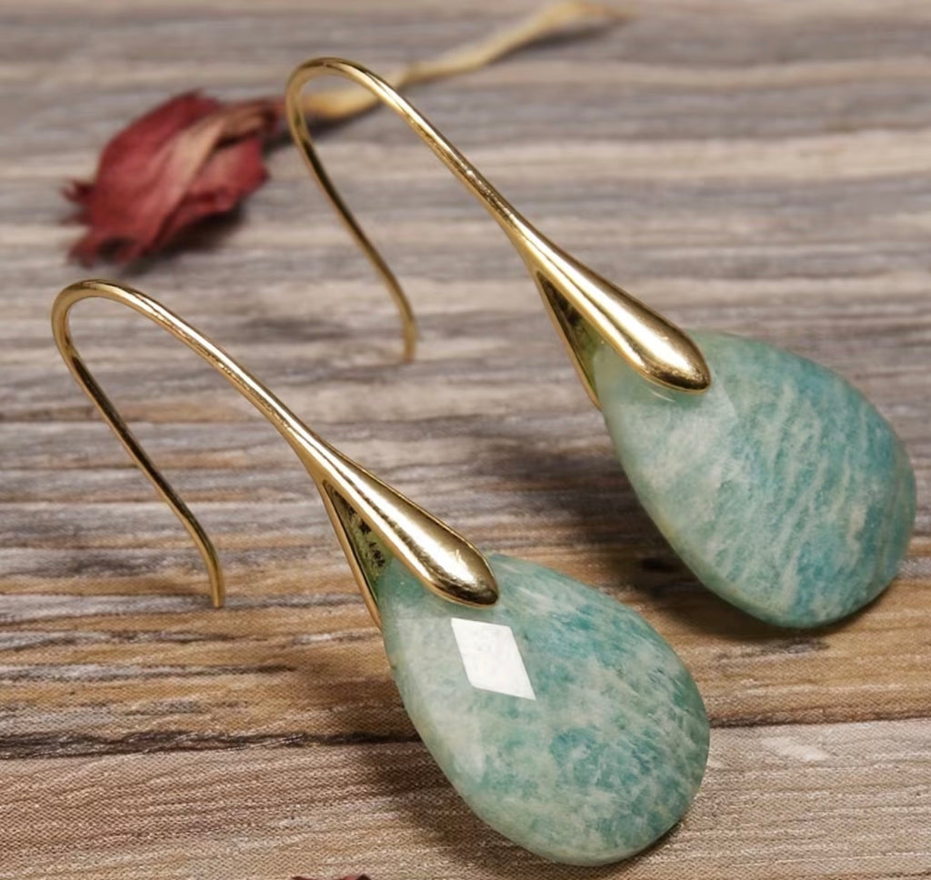 Handmade Water Drop Earrings
