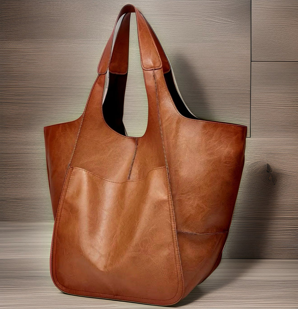 Handmade Vegan Leather Featherweight Luxury Tote