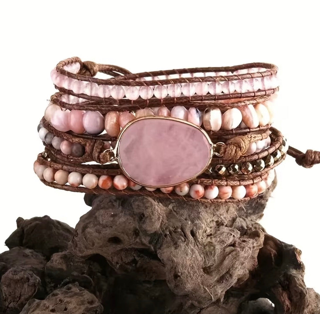 Bohemian Jewelled Wrap Bracelet